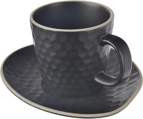 Fekete kerámia csésze cappucinóhoz 250 ml Tea Time – Orion
