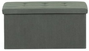 Zöld Kordbársony Tárolós Puff. TAB-472 GRN6