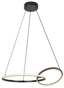 RÁBALUX 72296 EMILION Modern Led Függesztett Lámpa Fekete/ Arany IP20