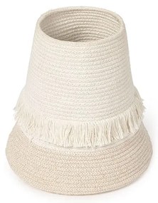 Piros-krémszínű textil játéktároló kosár ø 38x33 cm Big Mushroom – Lorena Canals