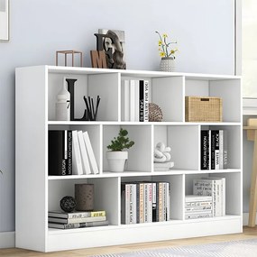 BeComfort KW2-120 könyvespolc polcos szekrény 120 x 24 x 104 cm