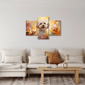 Kép - Boldog kutya (90x60 cm)