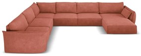 Piros sarokkanapé (bal oldali) Vanda – Mazzini Sofas