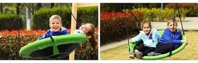 Hinta gólyafészek 100cm zöld-fekete 23514