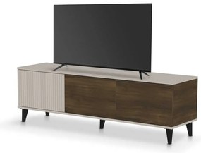 Random-2 I TV állvány, dió / krém