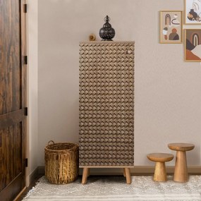 Mega Sonoma Oak Rattan cipősszekrény