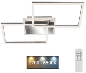 Brilo Brilo - LED Dimmelhető felületre szerelhető csillár FRAME 2xLED/20W/230V 2700-6500 + távirányító BL1281
