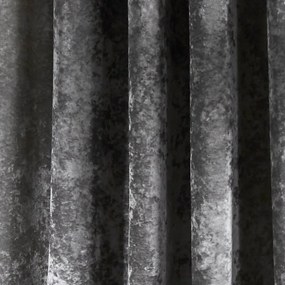 Szürke függöny szett 2 db-os 168x229 cm Crushed Velvet – Catherine Lansfield