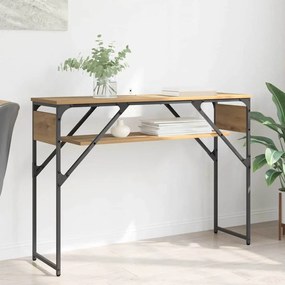 Konzolasztal Artisan tölgy 105x30x75cm Faanyag