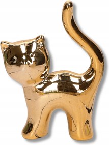 Kerámia macska Arany 12cm