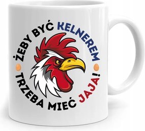 Pincérnek Ajándék Bögre Kell, Hogy Legyen Tökös! fényképes nyomattal