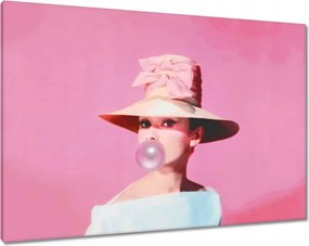 Vászonkép 100x70 Audrey Hepburn Léggömb