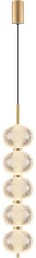 Zuma Line 003064-034756 - GALATEA LED csillár kábelen LED/30W/230V arany