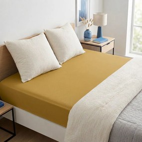 4Home IDEAL jersey lepedő mustár, 200–220 x 200 cm, 200–220 x 200 cm