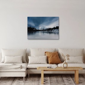 Kép - A befagyott tón (70x50 cm)