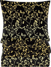 Kétszemélyes ágyneműhuzat Arany virágok 140x200 párnahuzattal 70x80 Ágyneműhuzat garnitúra