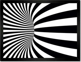 Poszterek keretben 40x30 Absztrakt fekete-fehér