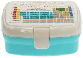 Világoskék-krémszínű gyerek uzsonnás doboz Periodic Table – Rex London