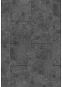 Mexen Stormy Night vinyl panel sample 610 x 305 mm SPC 6.5 mm, IXPE backing 1.5 mm, 4 V-Groove, Stone - F1146-S