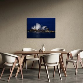 Sydney éjszakai kép (üvegen) (70x50 cm)