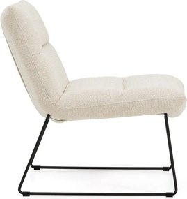 Bézs zsenília fotel Asen – Kave Home