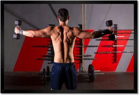 Poszterek keretben 60x40 Edzőterem Erő