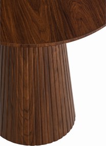 Stellis kerek dohányzóasztal 60 cm - dió
