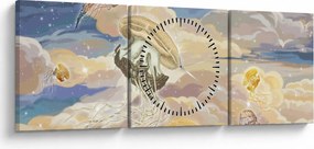 Kép - mennyei medúza (órával) (90x30 cm)