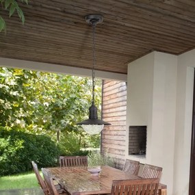 Rabalux 8717 - Kültéri függeszték OSLO1xE27/60W fekete IP44