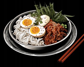 Poszter 50x40cm Ramen a művészetben