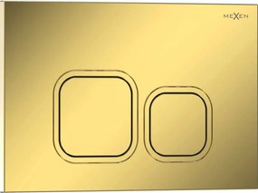 Mexen Tex 03 öblítő gomb, fényes pezsgő arany - 6103-08