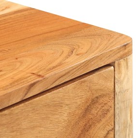 tömör akácfa tálalószekrény 110 x 30 x 75 cm