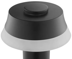 Brilliant -LED Stm újratölthető érintésvezérlésű asztali lámpa KINICH LED/2,5W/5V 2700K fekete