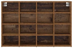 Cipősszekrény polcokkal Régi fa 103 x 30 x 67 cm Faanyag