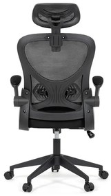 Irodai forgószék hintamechanikával, fekete kárpittal. KA-K2021 BK