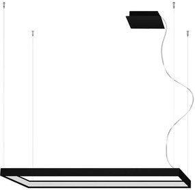 Thoro Lighting Tuula függőlámpa 1x50 W fekete TH.160