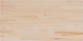 vidaXL tömör fenyőfa téglalap alakú asztallap 100 x 50 x 2,5 cm