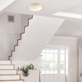 Mennyezeti lámpa NATURAL SLIM 2xE27/60W/230V ø 37 cm fenyő