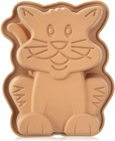 Szilikon sĂŒtĆforma Macska Cica SĂŒtemĂ©ny PiskĂłta BĂ©zs