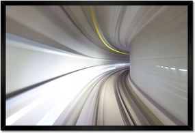 Poszterek keretben 60x40 Alagút 3D Mélység