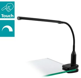 Eglo 96437 - LED Csipeszes lámpa LAROA LED/4,5W/230V fekete