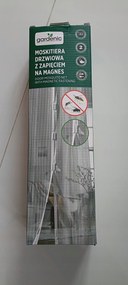 Ajtó szúnyogháló mágneszárral 100 cmx210 cm fehér Gardenic