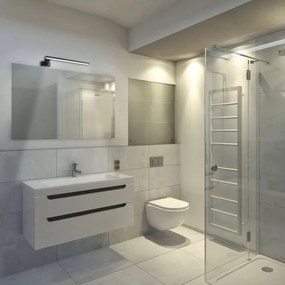 LED fürdőszobai fali lámpatest SHINE LED/11W/230V 42 cm IP44 fekete