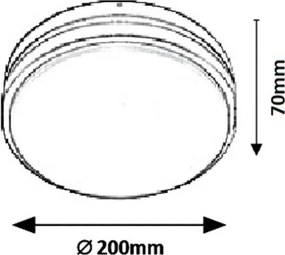 Rabalux 8847 - LED Kültéri fali lámpa HAMBURG LED/10W/230V IP44