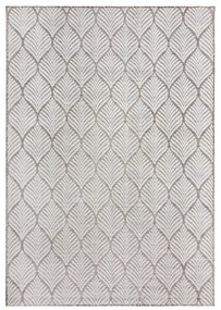 Elefántcsont színű kültéri-beltéri szőnyeg 120x170 cm Elm Leaf – Flair Rugs
