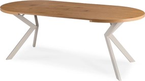 Modern bővíthető étkezőasztal LUKAS 100–250 cm tölgy kasmír