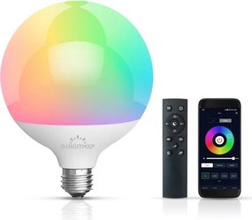 Izzó E27 Rgb Távirányítós Led izzó 15W Rgbw Távirányító