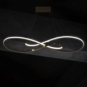 LED Csillár zsinóron ZUMBA LED/50W/230V arany