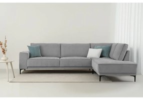 Szürke sarokkanapé (jobb oldali-L alakú) Copenhagen – Scandic