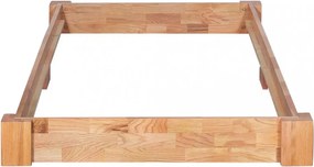 tömör tölgyfa ágykeret 90 x 200 cm